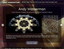 Tablet Screenshot of andywasserman.com